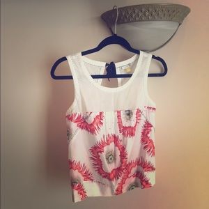 Women's Floral Anthropologie Tank size 2